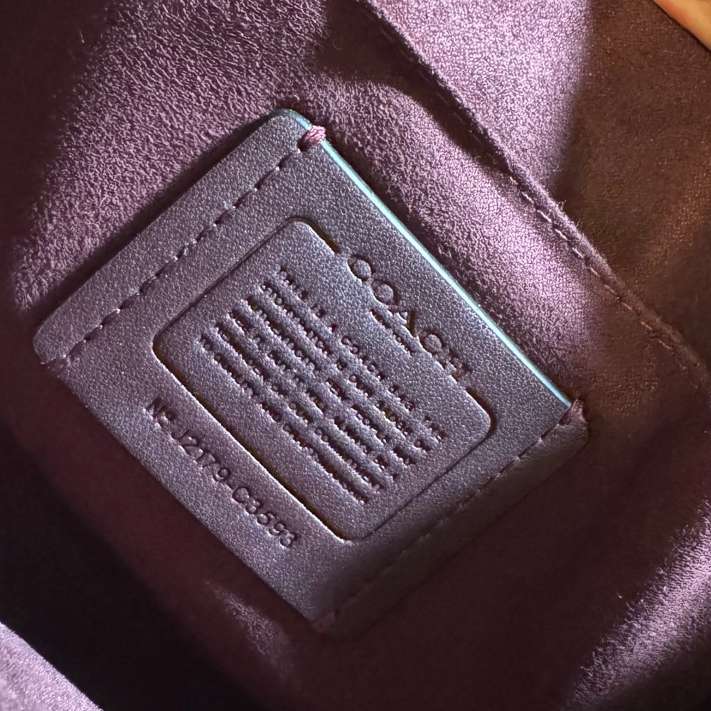 Coach Georgie saddlebag crossbody and matching wallet - Picture 6 of 16